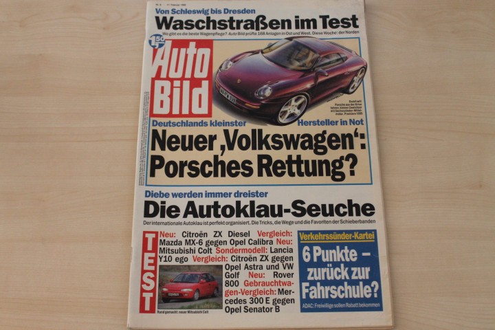 Deckblatt Auto Bild (08/1992)